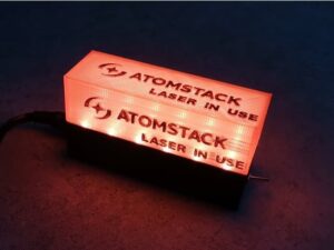 AtomStack Red Laser Warning Light  by Zsquish