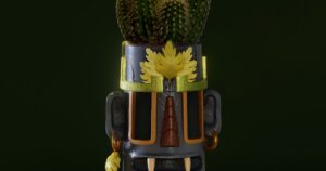 Aztec Pen Holder Plant Vase by Darkcraftcoo | Download free STL model