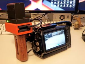 BMPCC4K Extreme SSD Storage and NP-F Battery Adapter Mount by jubjub64