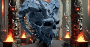 Baal Skull / Baal Schädel by Kutte | Download free STL model