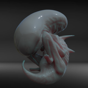 Baby Alien 3D Model