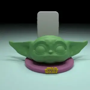 Board Games & Card Games STL Download - Baby Yoda Phone standby Creathings3D