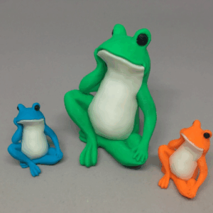 Bored Frog Colorized