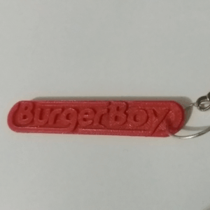 Burger Boy Keychain (llavero chilango vintage)