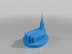 Burley Temple with square and oval base by Natefromidaho