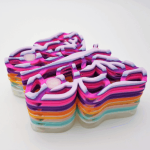 Butterfly Coasters - Multi Colour with one Nozzle!