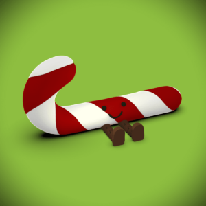 Candy Cane -Flexi Legs (+MMUSPLIT VERSION) - 3D model by ChelsCCT (ChelseyCreatesThings) on Thangs