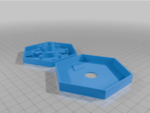 Canvas Eagles / Blue Max 1 cm antenna base fillable by Aufwiederman
