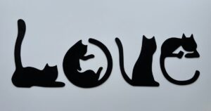 Cat Love Wall Art #1 by Ninomalbinho | Download free STL model