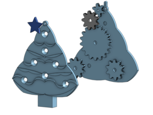 Christmas Tree mechanical light garland by Verstraete