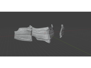 Dandadan okarun mask Simple model + separate parts by joseshuu
