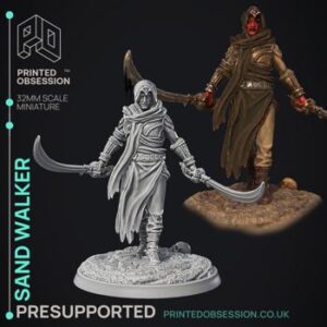 Desert Walker & Scorpion-2 Models-Were Folk-Illustrated and Stats 3D Model