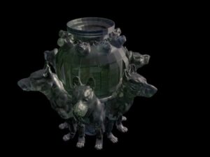 Dog vase @ Pinshape