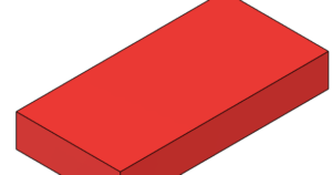 Domino for toppling (H5 Dimensions)