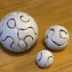 Double Gyroid Spheres 3D Model