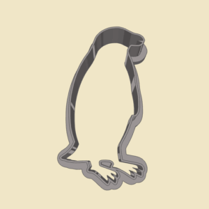 Download Free Stl Adelie Penguin (1) cookie cutters, mold for children, Birthday party