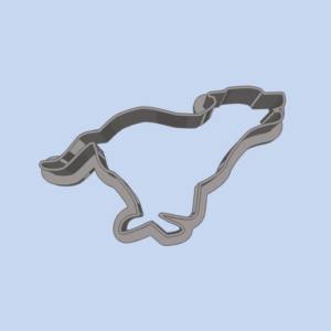 Download Free Stl American Pit Bull Terrier (2) COOKIE CUTTERS, MOLD FOR CHILDREN, BIRTHDAY PARTY