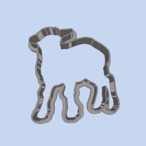 Download Free Stl American Pygmy Goat (1) COOKIE CUTTERS, MOLD FOR CHILDREN, BIRTHDAY PARTY