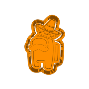 Download Free Stl Among Us  (3)   CUTTER AND STAMP, COOKIE CUTTER, FORM STAMP, COOKIE CUTTER, FORM