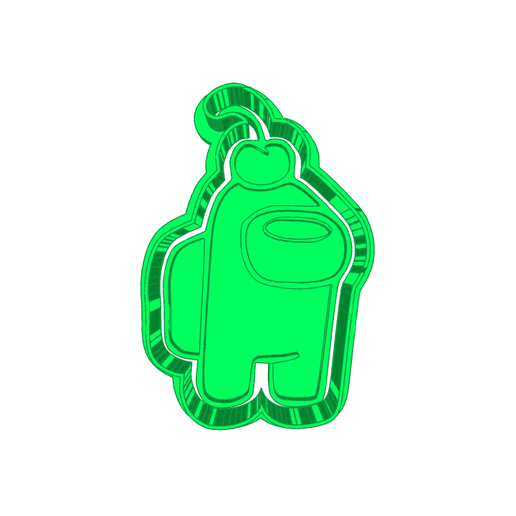 Download Free Stl Among Us  (37)   CUTTER AND STAMP, COOKIE CUTTER, FORM STAMP, COOKIE CUTTER, FORM