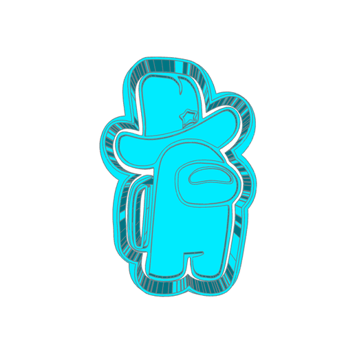 Download Free Stl Among Us  (40)   CUTTER AND STAMP, COOKIE CUTTER, FORM STAMP, COOKIE CUTTER, FORM