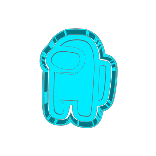 Download Free Stl Among Us  (45)   CUTTER AND STAMP, COOKIE CUTTER, FORM STAMP, COOKIE CUTTER, FORM