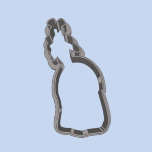 Download Free Stl Anastasia — Cinderella COOKIE CUTTERS, MOLD FOR CHILDREN, BIRTHDAY PARTY