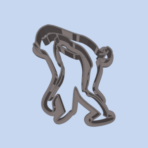 Download Free Stl Australopithecus (1) COOKIE CUTTERS, MOLD FOR CHILDREN, BIRTHDAY PARTY