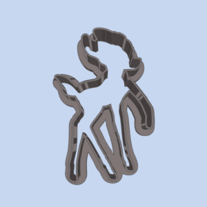 Download Free Stl Bambi — Bambi (2) COOKIE CUTTERS, MOLD FOR CHILDREN, BIRTHDAY PARTY