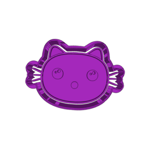 Download Free Stl Cute cats -  (10)  CUTTER AND STAMP, COOKIE CUTTER, FORM STAMP, COOKIE CUTTER, FORM