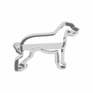 Download Free Stl Dog cookie cutter