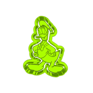 Download Free Stl Donald Duck  (1)-   CUTTER AND STAMP, COOKIE CUTTER, FORM STAMP, COOKIE CUTTER, FORM