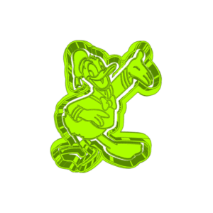 Download Free Stl Donald Duck  (4   CUTTER AND STAMP, COOKIE CUTTER, FORM STAMP, COOKIE CUTTER, FORM