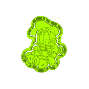Download Free Stl Donald Duck  (7   CUTTER AND STAMP, COOKIE CUTTER, FORM STAMP, COOKIE CUTTER, FORM