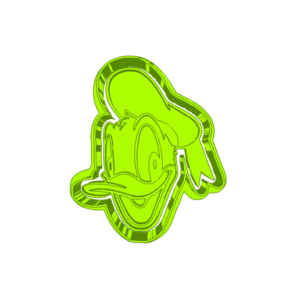 Download Free Stl Donald Duck  (8   CUTTER AND STAMP, COOKIE CUTTER, FORM STAMP, COOKIE CUTTER, FORM