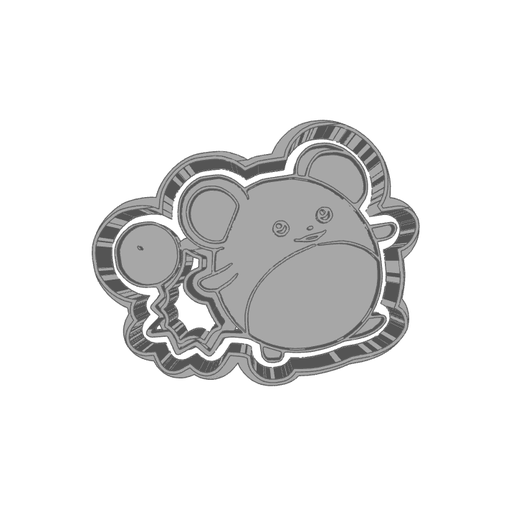 Download Free Stl Marill Pokemon cutter and stamp, cookie cutter, form