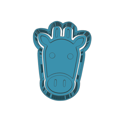 Download Free Stl animal face (22)  CUTTER AND STAMP, COOKIE CUTTER, FORM STAMP, COOKIE CUTTER, FORM