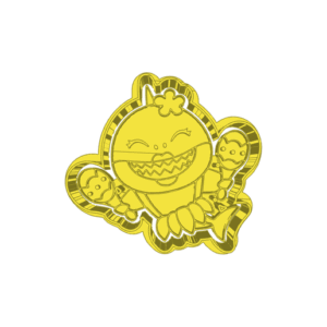 Download Free Stl baby shark  (4)   CUTTER AND STAMP, COOKIE CUTTER, FORM STAMP, COOKIE CUTTER, FORM