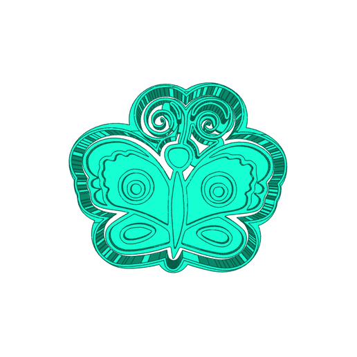 Download Free Stl butterfly (16) CUTTER AND STAMP, COOKIE CUTTER, FORM STAMP, COOKIE CUTTER, FORM