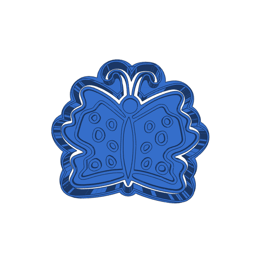Download Free Stl butterfly (2)   CUTTER AND STAMP, COOKIE CUTTER, FORM STAMP, COOKIE CUTTER, FORM