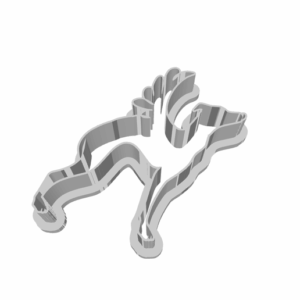 Download Free Stl cookie cutter DOG English Greyhound