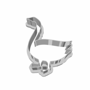 Download Free Stl cookie cutter Goose, Animal, Art, Bird, Cartoon
