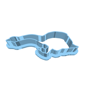 Download Free Stl cookie cutter Swan  Serbia, Animal Wildlife, Bird, Black Color, Horizontal