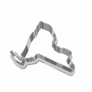 Download Free Stl cookie cutter map of New York is a state of United States. , New York State, The Americas, UK, USA