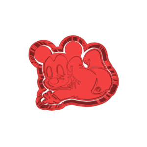 Download Free Stl mickey mouse (7)   CUTTER AND STAMP, COOKIE CUTTER, FORM STAMP, COOKIE CUTTER, FORM