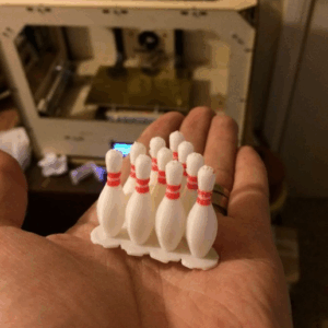 Dual Extrusion Bowling Pin