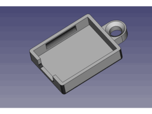 ESP32 C3 Super Mini case with mounting hole by Elvenstof