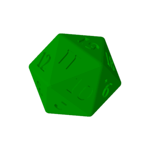 Free Board Games & Card Games STL Download - Spindown D20 Whiteby LostCursor