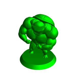 Free Characters & Creatures STL Download - Swole Squirtle with and without sunglassesby WidestOne278