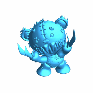 Free Characters & Creatures STL Download - scary bearby BigKev7978